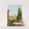 View Of Palazzo Vecchio From The Boboli Gardens, Florence by Antonietta Brandeis