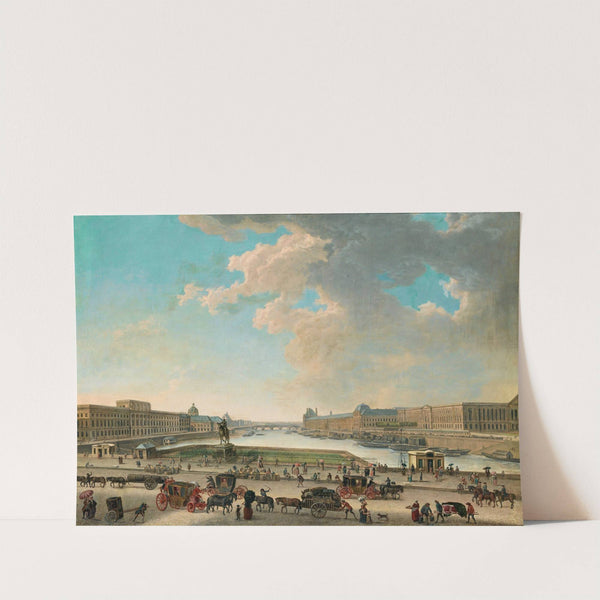 View Of Paris Taken From The Place Dauphine by Pierre-Antoine Demachy