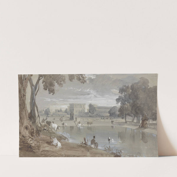 View of Part of Chowringhee – Calcutta by Sir Charles D'''Oyly