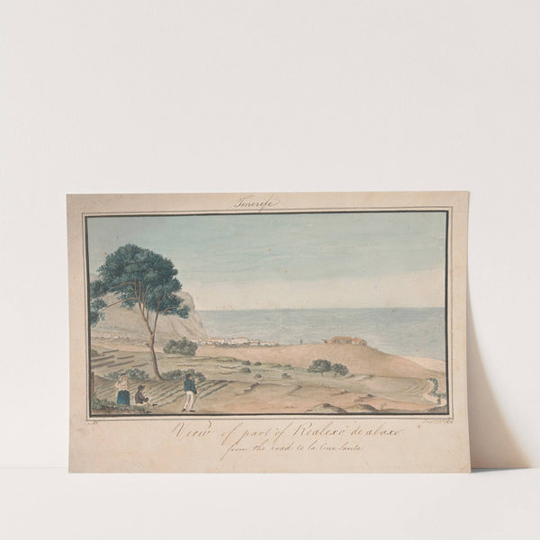 View of part of Realesco de abasco from the road to la Cruz Santa by Alfred Diston