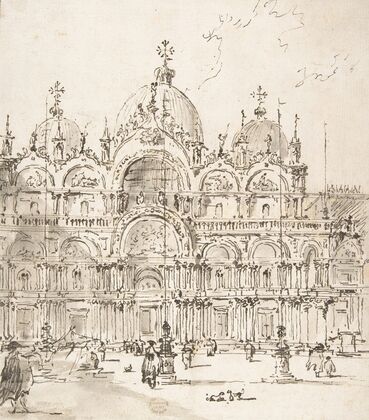 View of Piazza with Basilica of San Marco