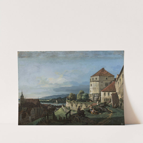 View of Pirna in Saxony by Bernardo Bellotto