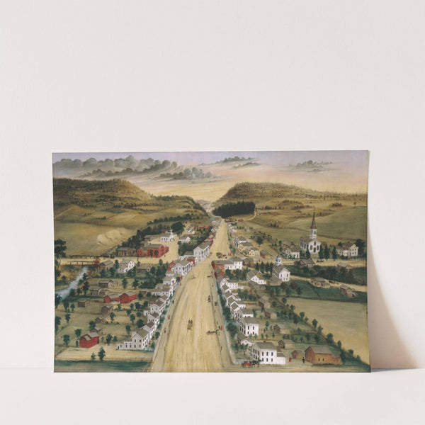 View of Poestenkill, New York by Joseph H. Hidley