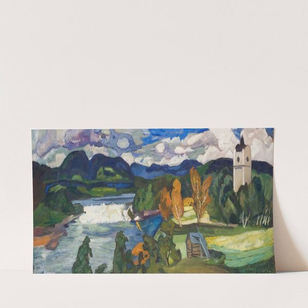 View of Ragunda, Jämtland (1928) by Helmer Osslund