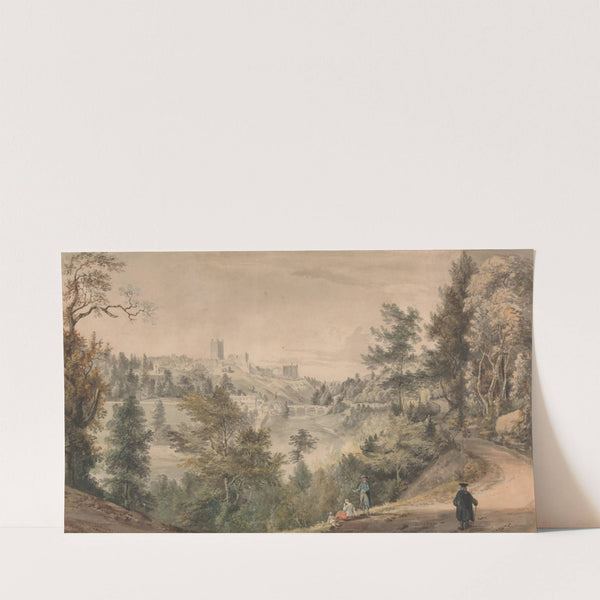 View of Richmond Castle, Yorkshire by Paul Sandby