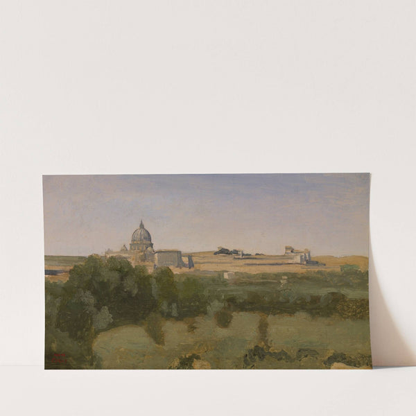 View of Rome from Monte Pincio (1826) by Jean-Baptiste-Camille Corot