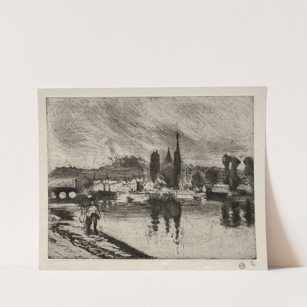 View of Rouen (1884) by Camille Pissarro