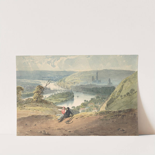 View of Rouen from St. Catherine’s Hill by Richard Parkes Bonington