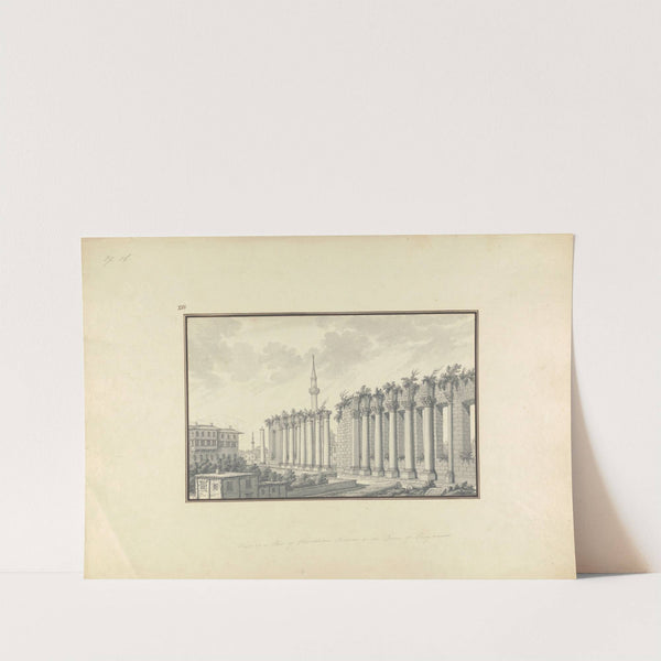 View of Ruins of the Asclepium at Pergamon by Giovanni Battista Borra