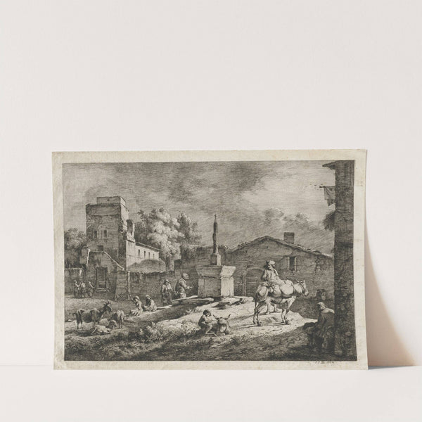 View of Saint-Andeol (1774) by Jean-Jacques de Boissieu
