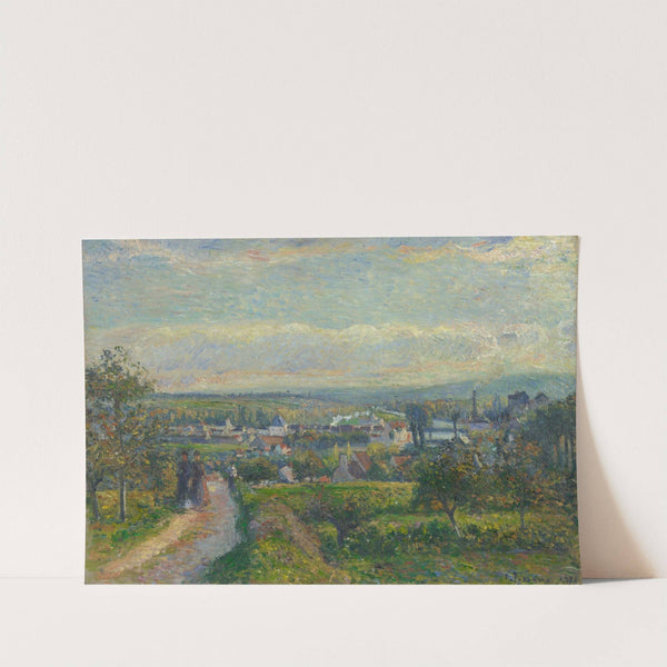 View of Saint-Ouen-l’Aumône (1876) by Camille Pissarro