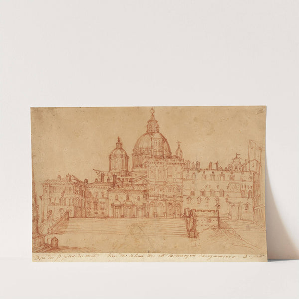 View of Saint Peter's by Federico Zuccaro