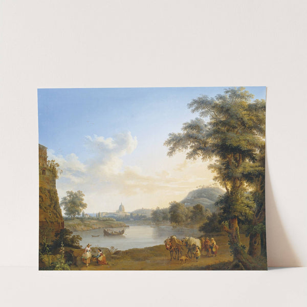 View of Saint Peter’s in Rome by Jakob Philipp Hackert