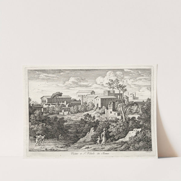 View of San Vitale, Rome (c. 1810) by Joseph Anton Koch