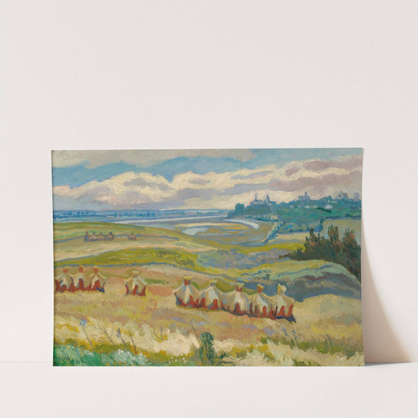 View of Sandomierz by Stanisław Kamocki