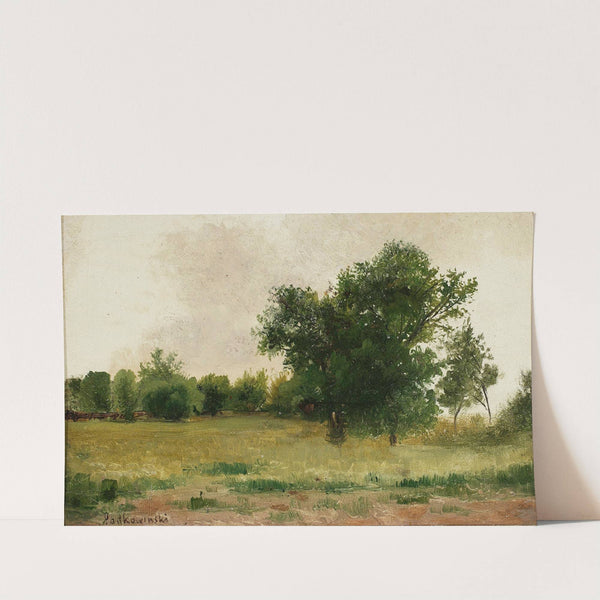 View of Saska Kępa by Władysław Podkowiński