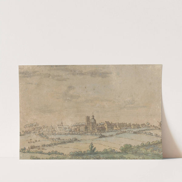 View of Scherpenheuvel, Flemish Brabant by Josua de Grave