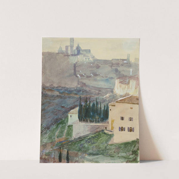 View of Siena (1889) by Max Klinger