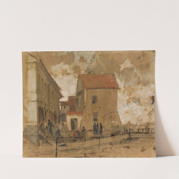 View of Solec (1870) by Maksymilian Gierymski