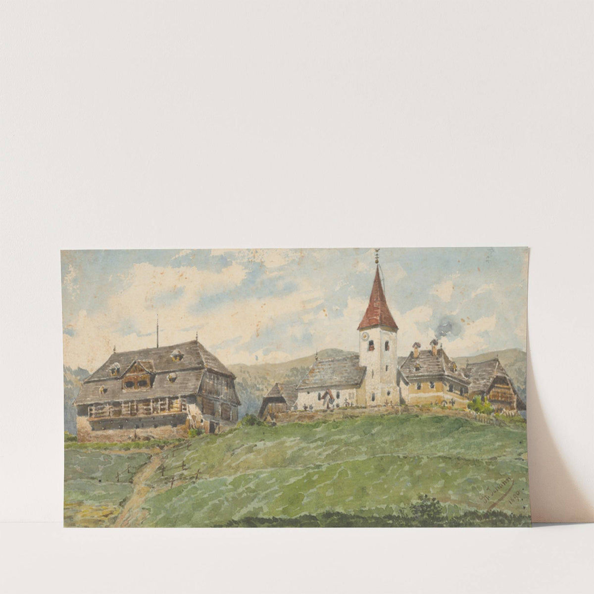 View of St. Johann by Friedrich Carl von Scheidlin