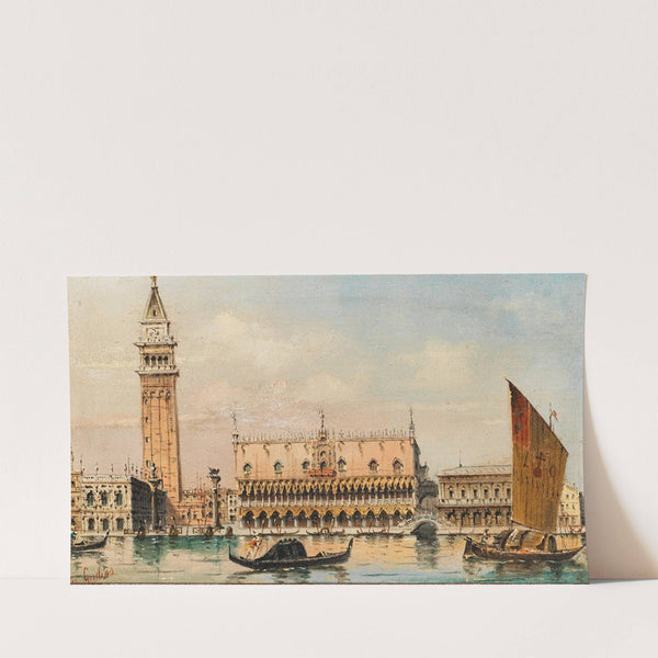 View of St Mark’s Square with Campanile by Marco Grubas