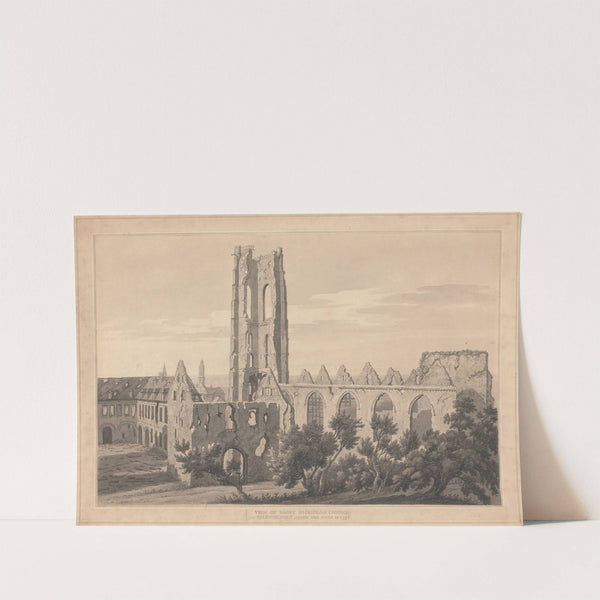 View of St. Nicholas Church at Valenciennes after the Siege by Joseph Farington