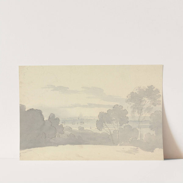 View of St. Paul's from Greenwich by George Bulteel Fisher