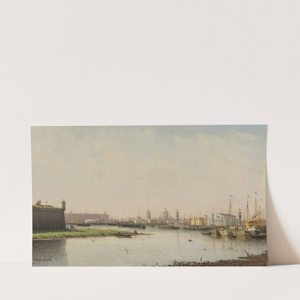 View Of St. Petersburg by Petr Petrovich Vereshchagin