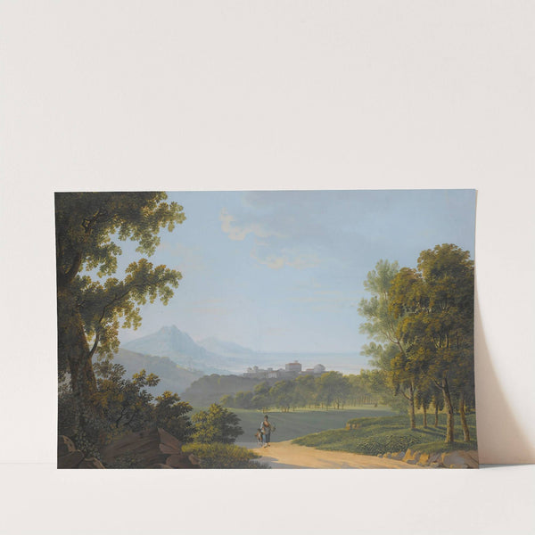 View Of St. Vito, Schaffhausen (1816) by Johann Heinrich Bleuler