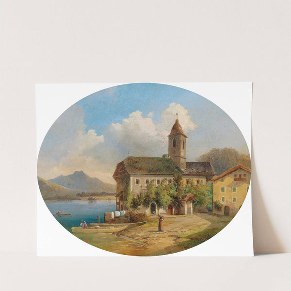 View of St. Wolfgang by Edmund Mahlknecht