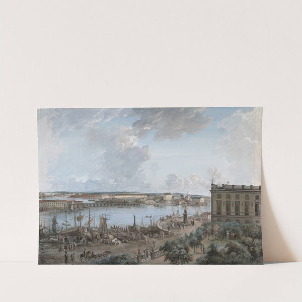 View of Stockholm II by Elias Martin