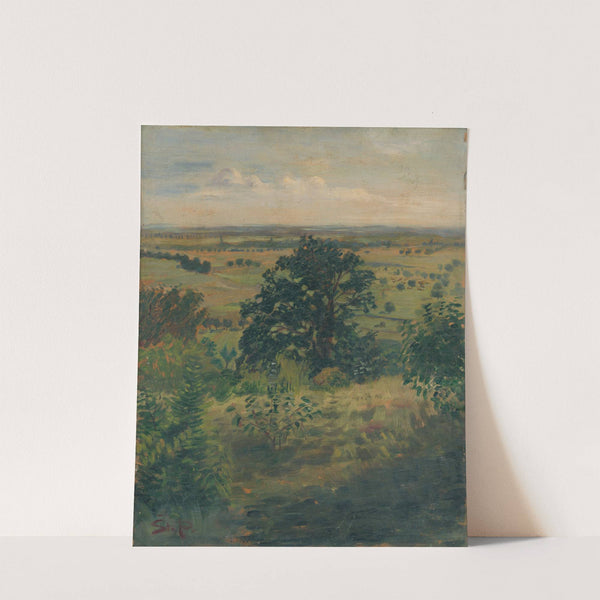 View of Šúr Štefan (1948) by Štefan Polkoráb