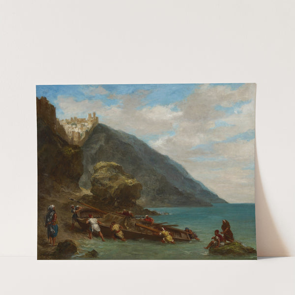 View of Tangier from the Seashore (1856–1858) by Eugène Delacroix