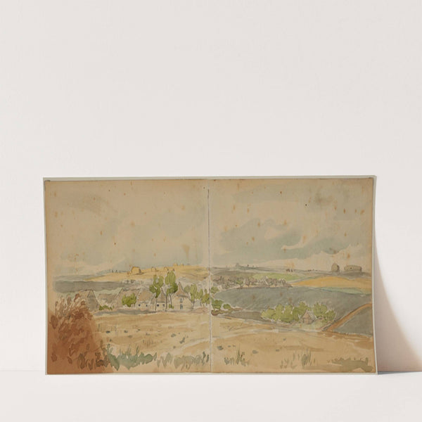 View of Taurów in Podole (1879) by Juliusz Kossak