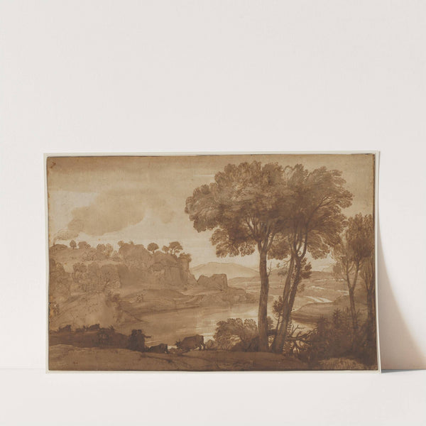 View of the Acqua Acetosa (c. 1645) by Claude Lorrain