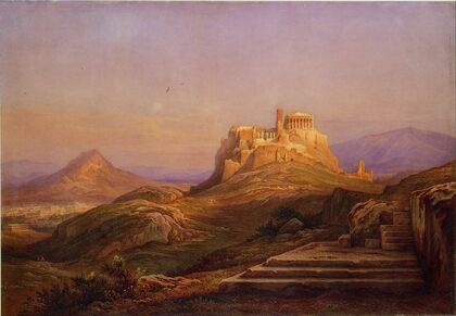 View of the Acropolis from the Pnyx