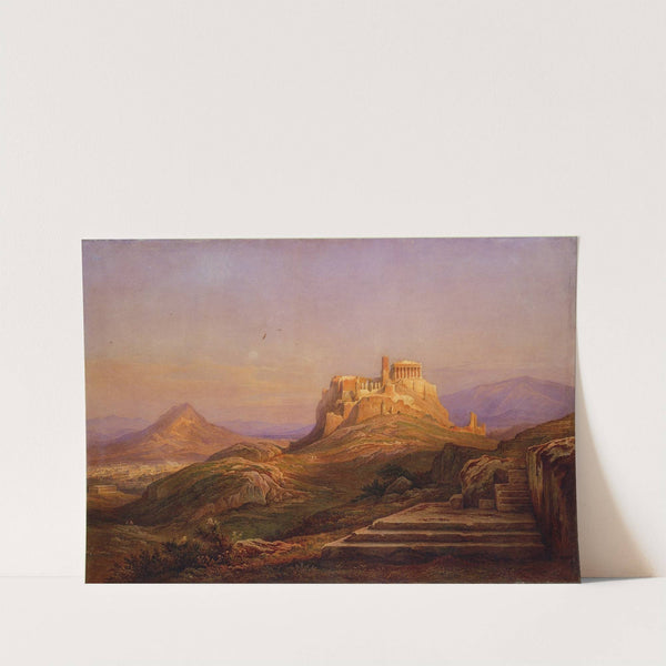 View of the Acropolis from the Pnyx by Muller Rudolph