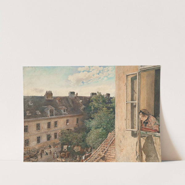 View of the Alservorstadt by Rudolf von Alt