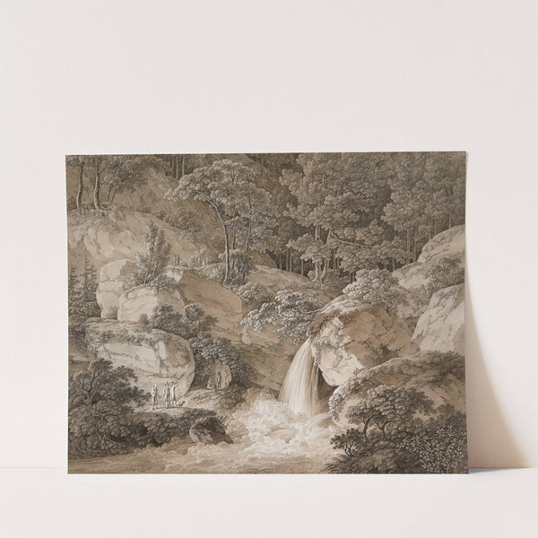 View of the Amselfall in Saxony by Adrian Zingg