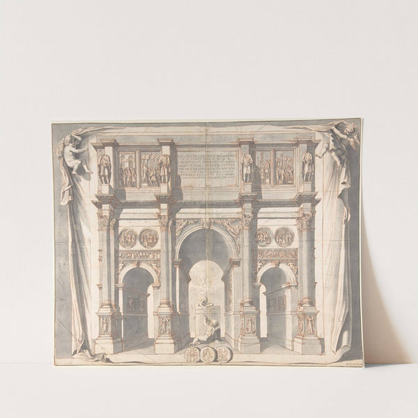 View of the Arch of Constantine by Jan Goeree
