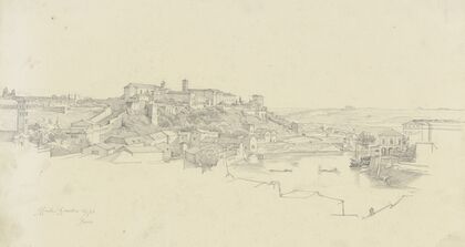 View of the Aventine in Rome