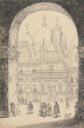 View of the back of San Marco