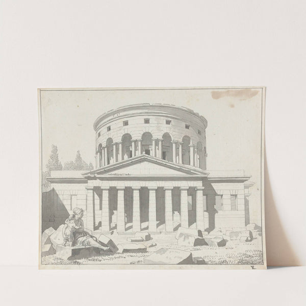 View of the Barrière de la Villette in Paris (1810–13) by Christoffer Wilhelm Eckersberg