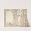 View of the Baths of Caracalla in Rome by Daniël Dupré