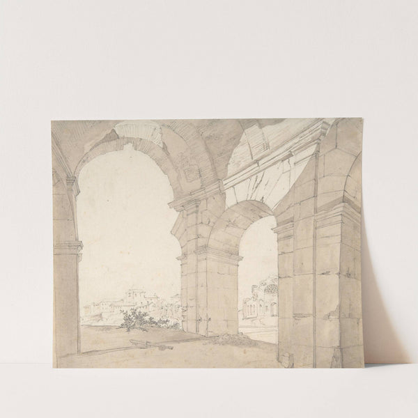 View of the Baths of Caracalla in Rome by Daniël Dupré
