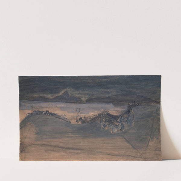 View of the ‘Batterie’ toward Basel (1940) by Walter Kurt Wiemken