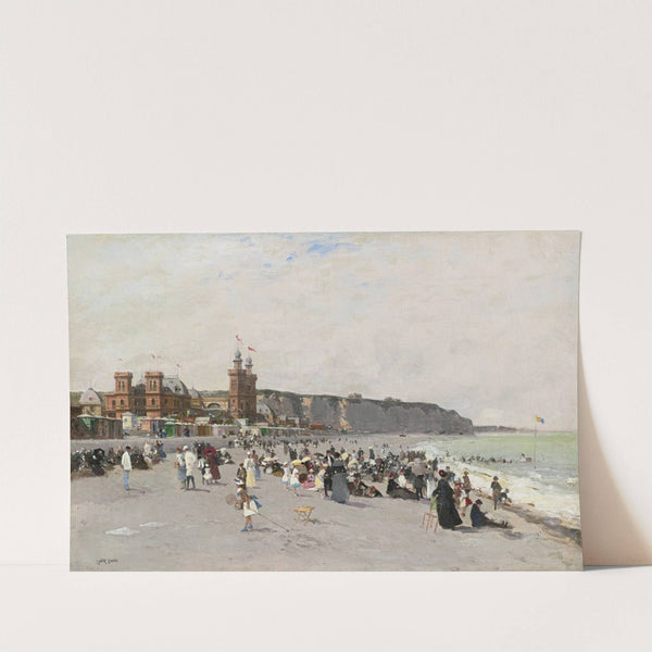 View of the Beach and Casino at Dieppe by Luigi Loir