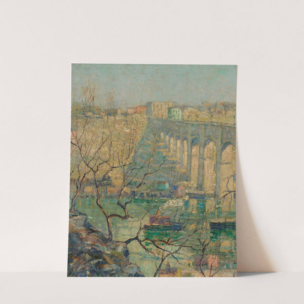 View of the Bridge by Ernest Lawson