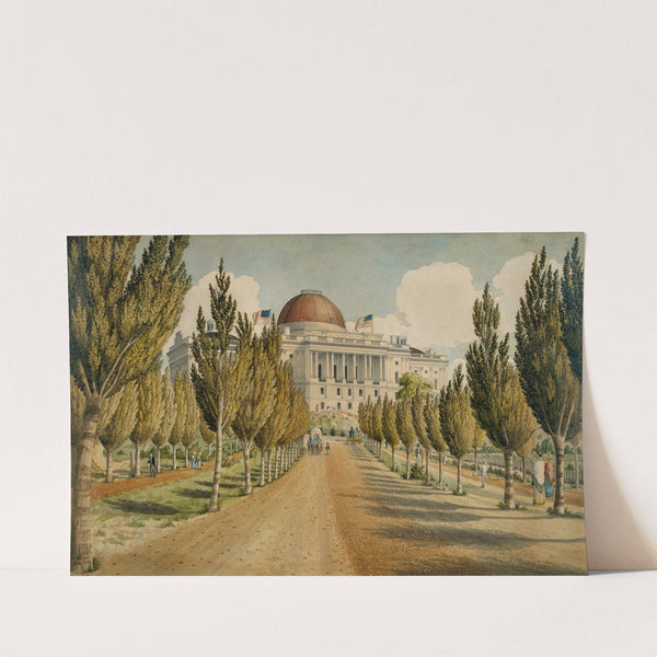 View of the Capitol by Charles W. Burton
