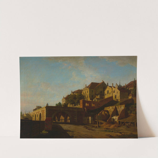 View of the castle from the north (circa 1838) by Marcin Zaleski